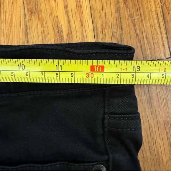 J Crew Women’s 8" Stretchy Toothpick Skinny Low Rise Jean in True Black Size 24 - Picture 5 of 7